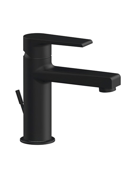 Miscelatore Lavabo Nero Opaco Mariani Serie Artic Scarico Incluso