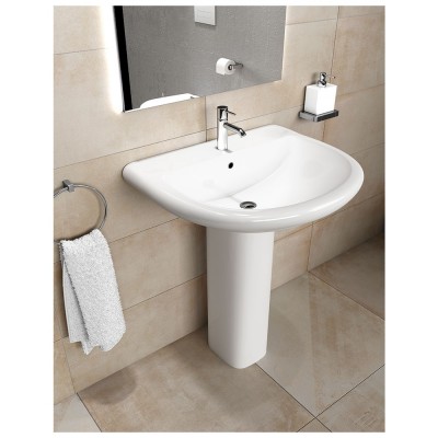 Lavabo Orient incluso nel set di sanitari tradizionali Orient