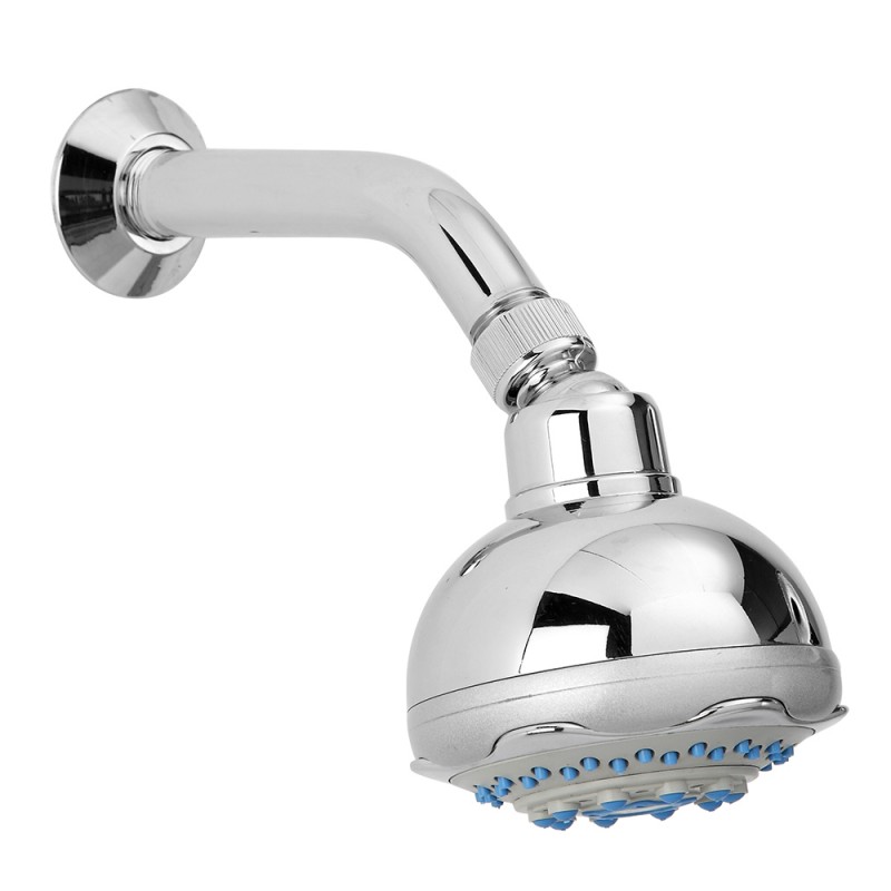 Soffione orientabile doccia con tubo curvo in ottone cromato per rubinetti  65 e 75 Presto