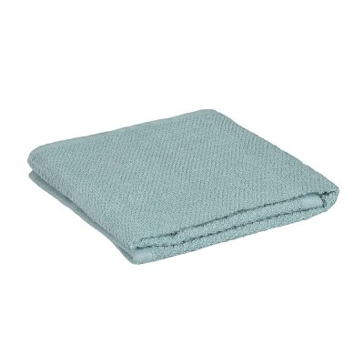 Asciugamani viso 100% cotone verde acqua 55x100 cm