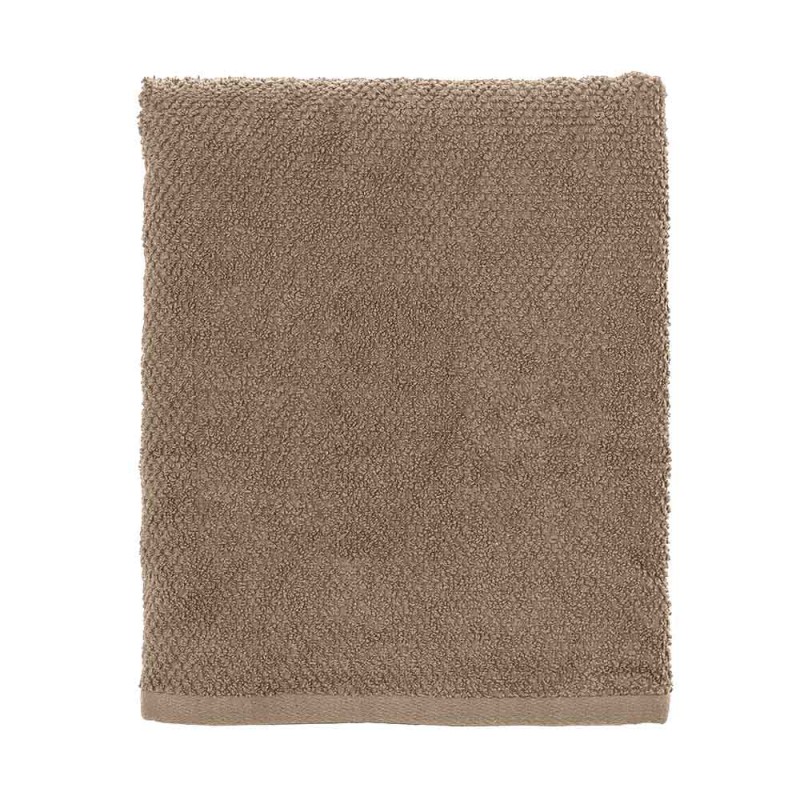 Asciugamani Ospite 100% cotone marrone 40x60 cm