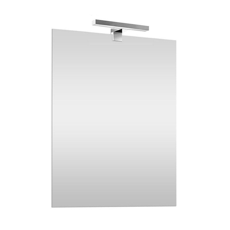 Specchio LED 50x70 cm reversibile con illuminazione naturale