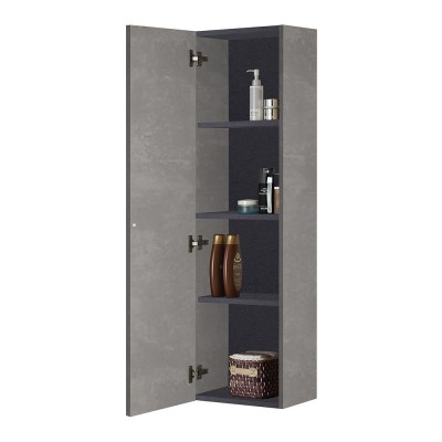 Colonna bagno sospesa L. 35 cm Master grigio