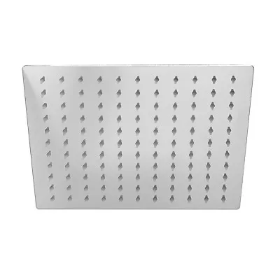 Soffione doccia ultraslim quadrato 25x25 cm in acciaio cromo