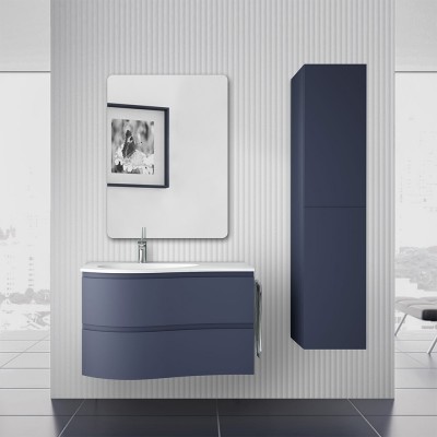 Pensile bagno perfettamente compatibile con mobile sospeso 90 cm Melody