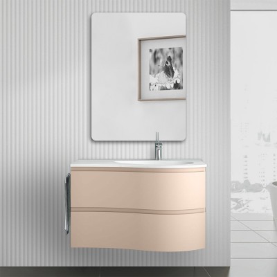 Composizione bagno sospesa Melody 90 cappuccino