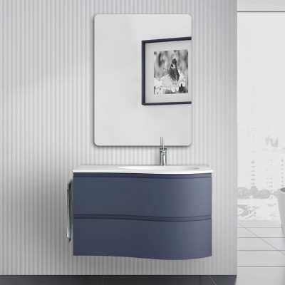 Composizione bagno sospesa Melody 90 blu navy