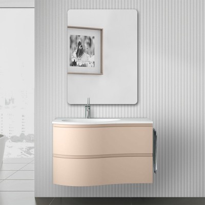 Composizione bagno sospesa Melody 90 cappuccino