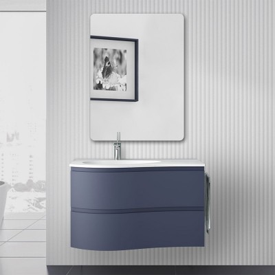 Composizione bagno sospesa Melody 90 blu navy