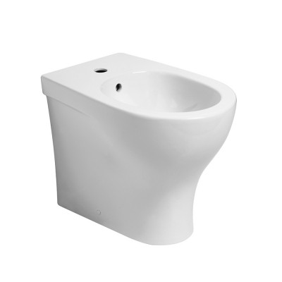 Bidet Azzurra serie Pratica provvisto di foro per troppo pieno e rubinetteria