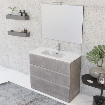 Mobile bagno a terra 100 cm...