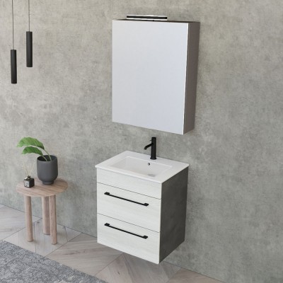 Mobile bagno sospeso 55 cm...