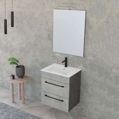 Mobile bagno sospeso 55 cm...