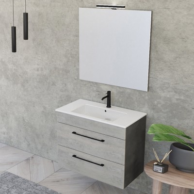 Mobile bagno sospeso 80 cm...