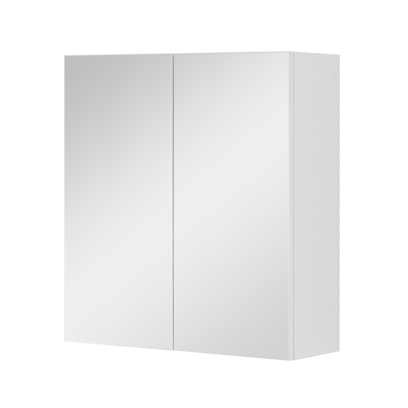 Specchio contenitore modello Asti da 60x60hx18 cm in bianco