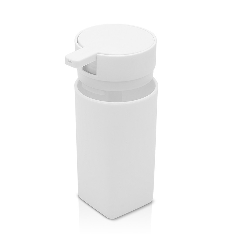 Dispenser bianco per sapone Gedy Push in resine termopastiche da