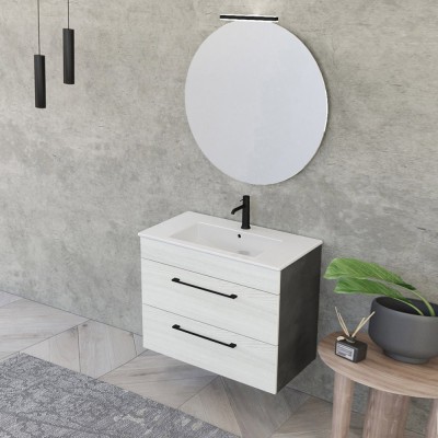 Mobile bagno sospeso 80 cm...