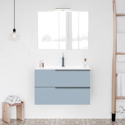 Mobile bagno sospeso 80 blu...