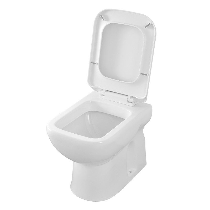 Sanitari tradizionali con scarico a terra e lavabo 60 cm con colonna