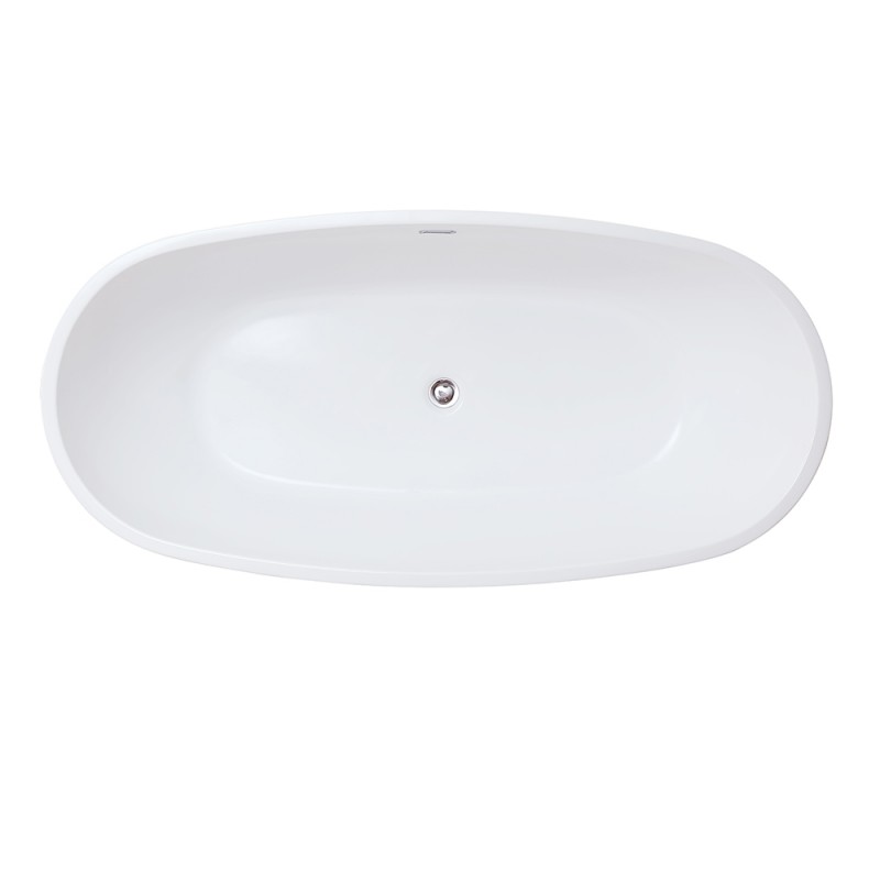 Vasca da bagno freestanding 170x80 per centro stanza modello Betta