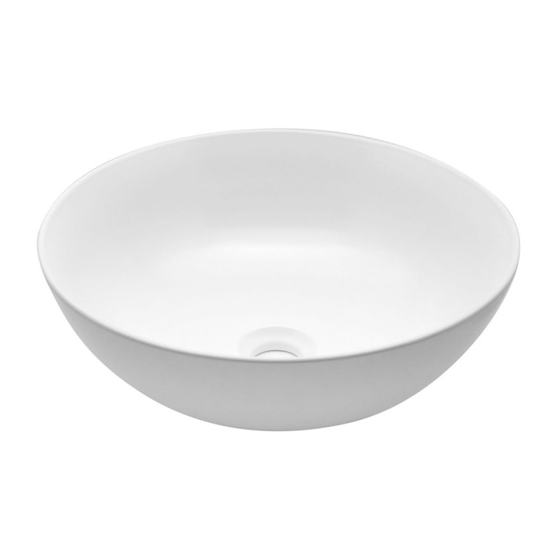 Lavabo da appoggio a ciotola 38,5 cm bianco opaco in ceramica  Espeon