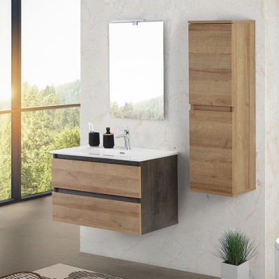 Mobile bagno sospeso 80 cm...