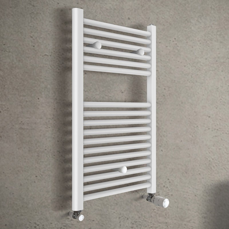 Termoarredo radiatore verticale bianco L 50x80 interasse 45 cm