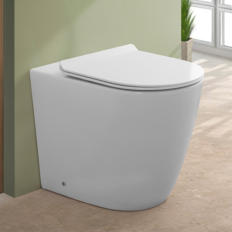 Wc altezza 45 cm per persone anziane con sedile soft-close Comfort