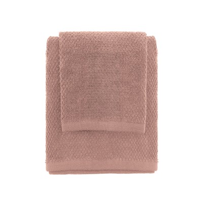 Set asciugamani bagno rosa...