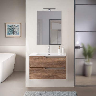 Mobile bagno sospeso 80cm...