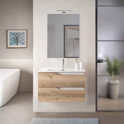 Mobile bagno sospeso 80cm...