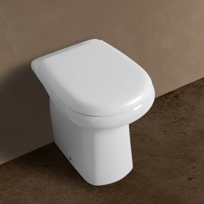 Vaso a Pavimento Rak serie Orient colore Bianco Rak Ceramiche - 1