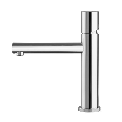 Rubinetto miscelatore lavabo cromo senza leva in acciaio inox Gemini