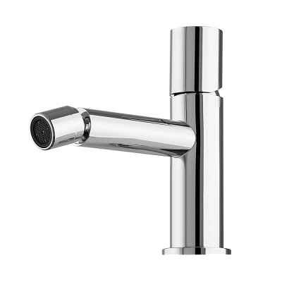 Rubinetto bidet cromo senza leva in acciaio inox Gemini