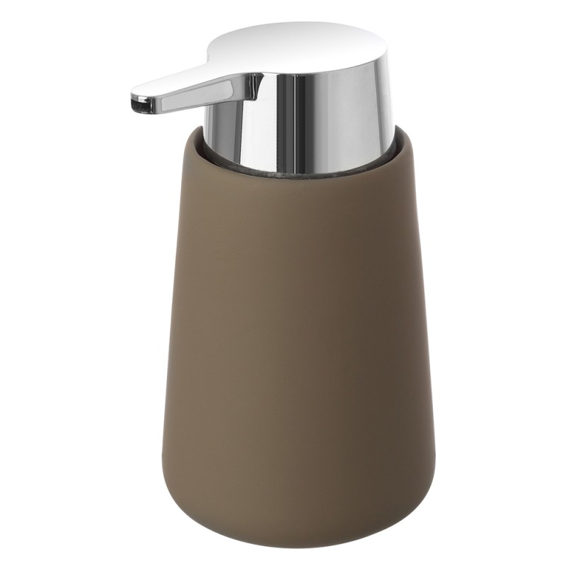 Dispenser Sapone Tortora Ceramica per Arredo Bagno