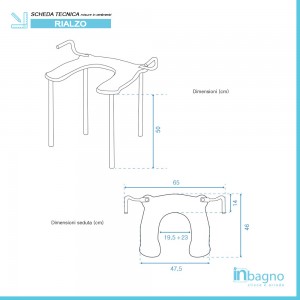 Rialzo Per Wc E Bidet.Rialzo Alzawc E Alzabidet Con Maniglie Per Disabili E Anziani