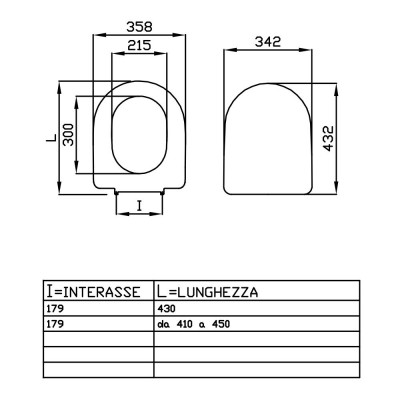 copriwater dolomite serie quadralco scheda tecnica