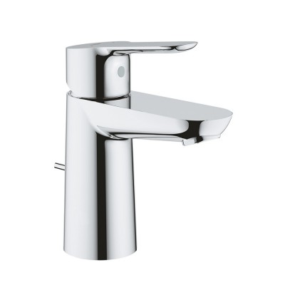 Miscelatore lavabo grohe bauedge taglia S in ottone cromo completo di piletta