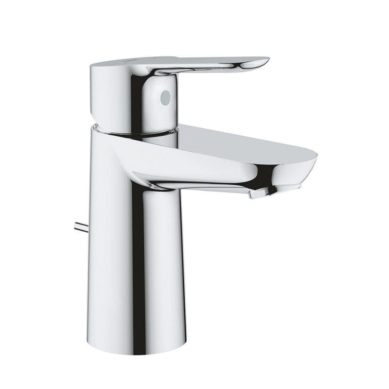 Miscelatore lavabo cromo Grohe Bauedge con piletta taglia S