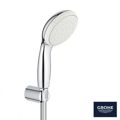 miscelatore vasca grohe eurosmart cromo completo di doccetta supporto e laccio