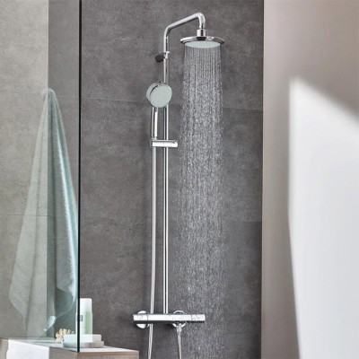 colonna doccia termostatica grohe tempesta cosmopolitan 160 cromo