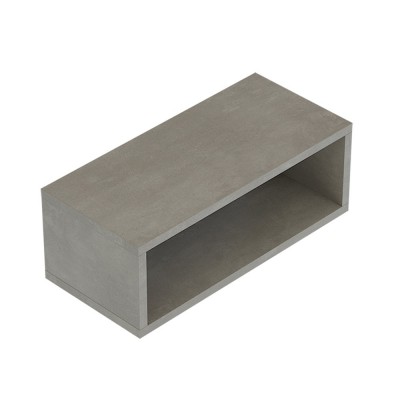 Composizione Bagno Sospesa Grigio Cemento da 110 cm